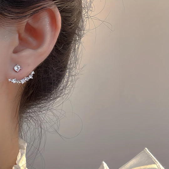 Elegant French Inspired Stud Earrings