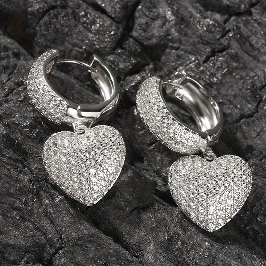 Minimalist Micro Pave Zirconia Earrings