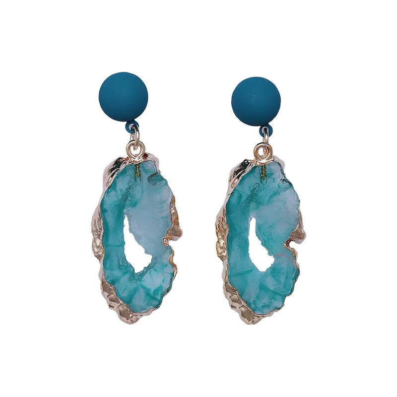 Timeless Irregular Resin Earrings