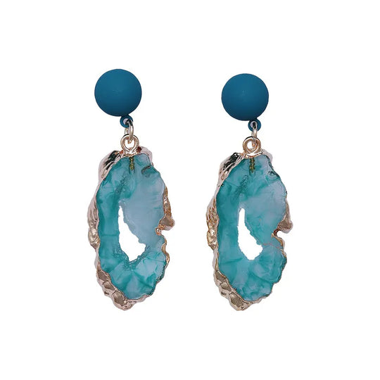 Timeless Irregular Resin Earrings