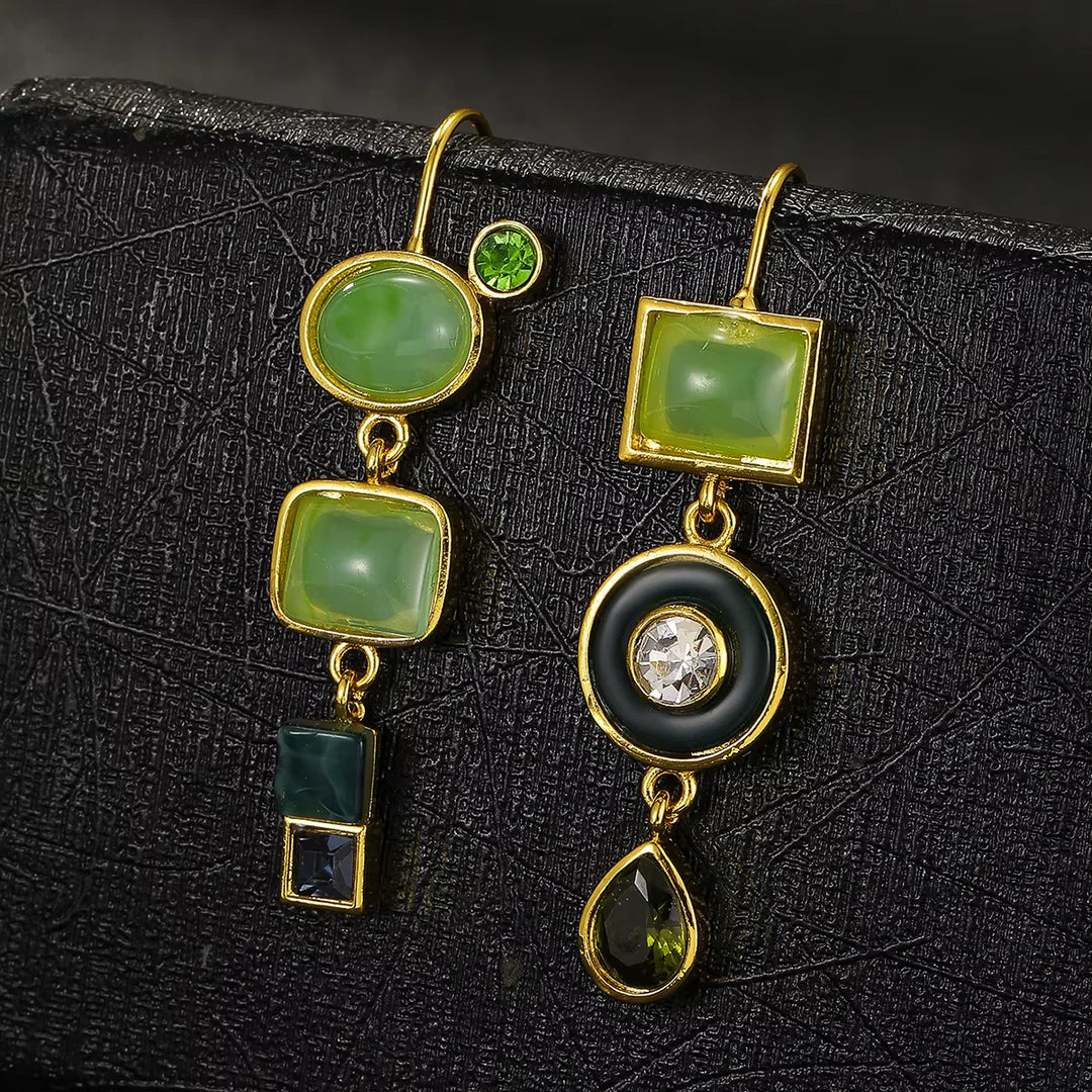 Timeless Green Drop Earrings