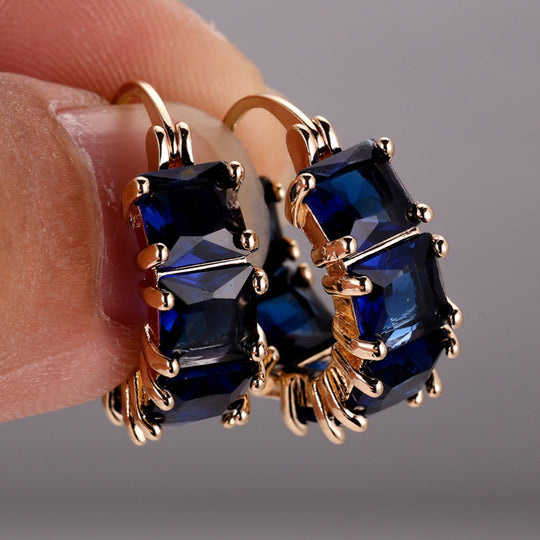 Timeless Zirconia Hoop Earrings
