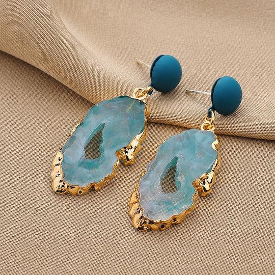 Timeless Irregular Resin Earrings