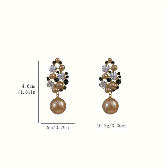 Timeless Floral Dangle Earrings