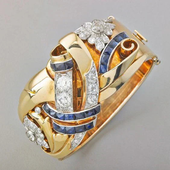 Gold Modern Zirconia Ring